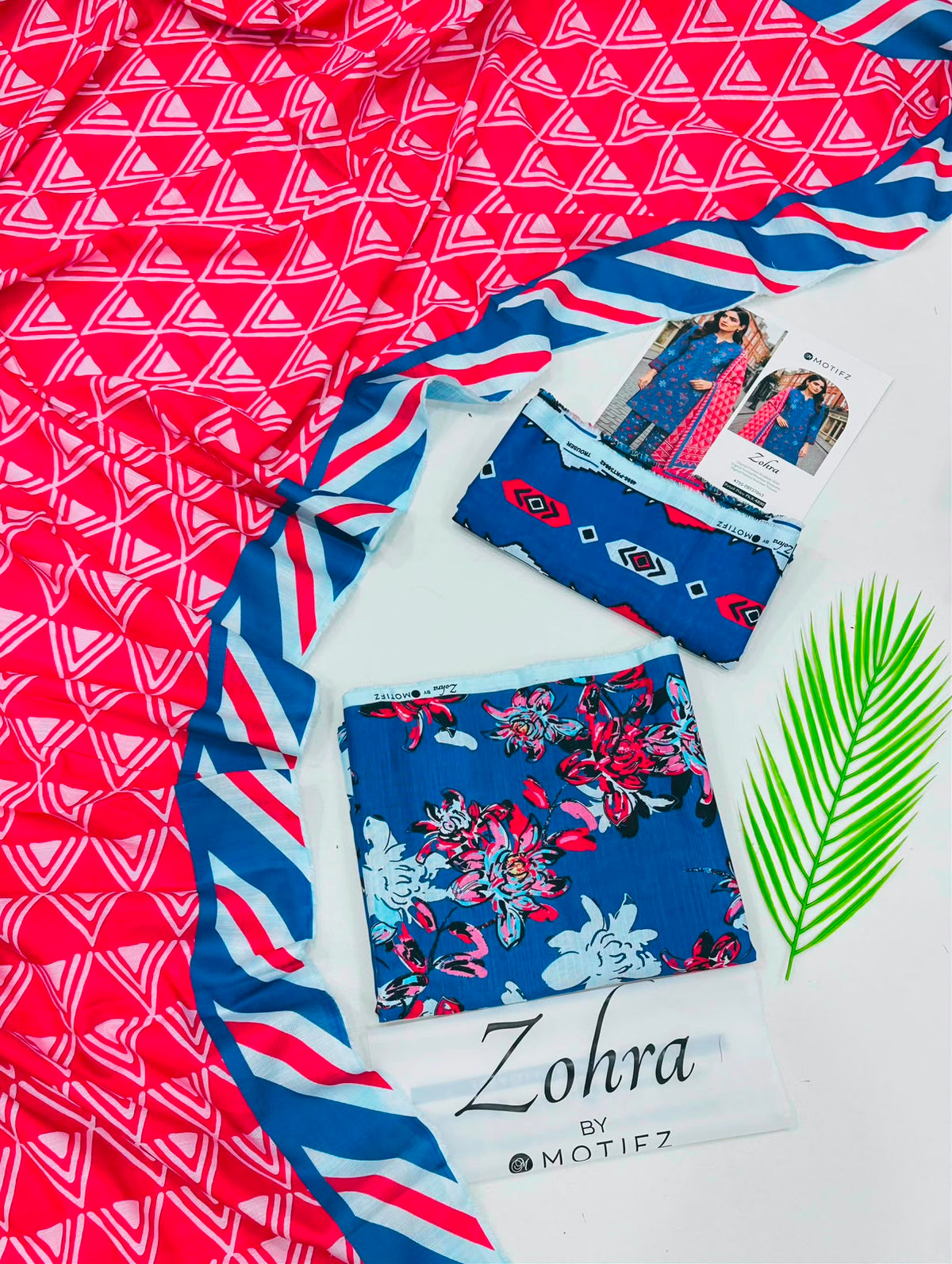 Motifz Zohra Khadder 3 Piece Suit Design 10 | Aladeen Fabrics