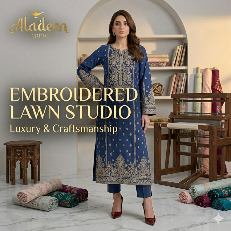 Embroidered Lawn Studio