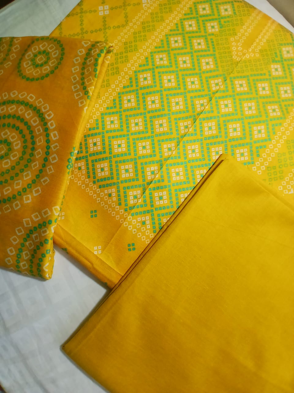 GulAhmed 3-Piece Yellow & Mustard Printed Summer Lawn Suit with Lawn Dupatta | Aladeen Fabrics