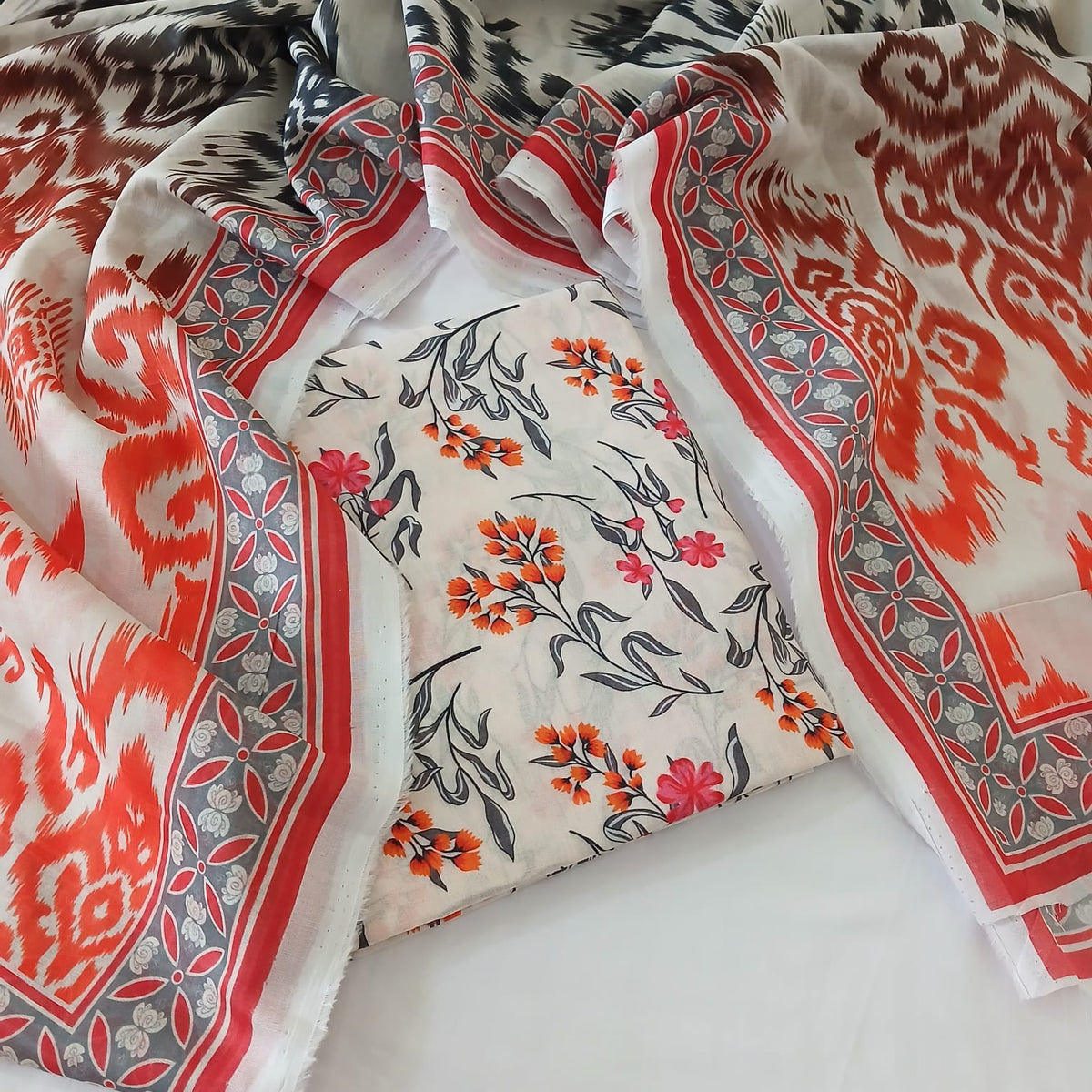 Fine quality lawn fabric texture close up soft breathable material for summer wear